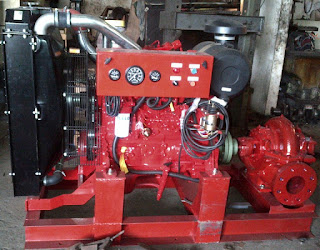 Paket Rangkaian Diesel Fire Pump 750 GPM siap pakai